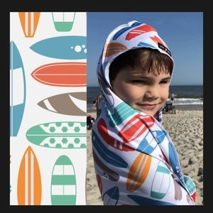 Hooded Surf Board UPF 50+ Towel Luv Bug